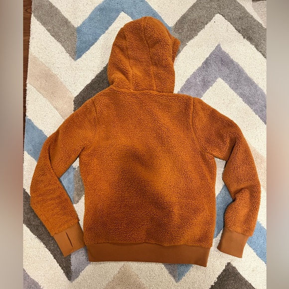 Athleta Sherpa Hoodie Pullover Like New Small - Picture 1 of 3